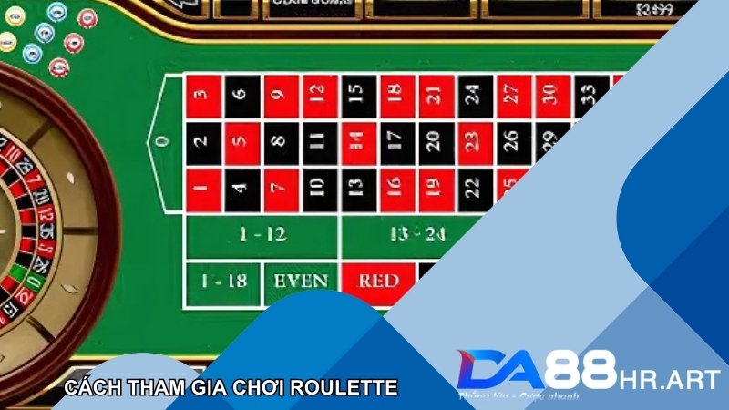 Hướng dẫn cách tham gia Roulette tại DA88